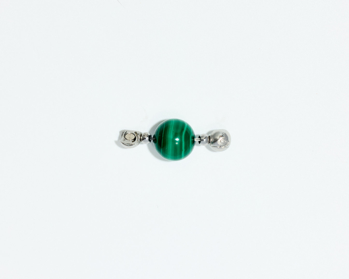 CHU(水)|金曜石x孔雀石 |磁扣設計