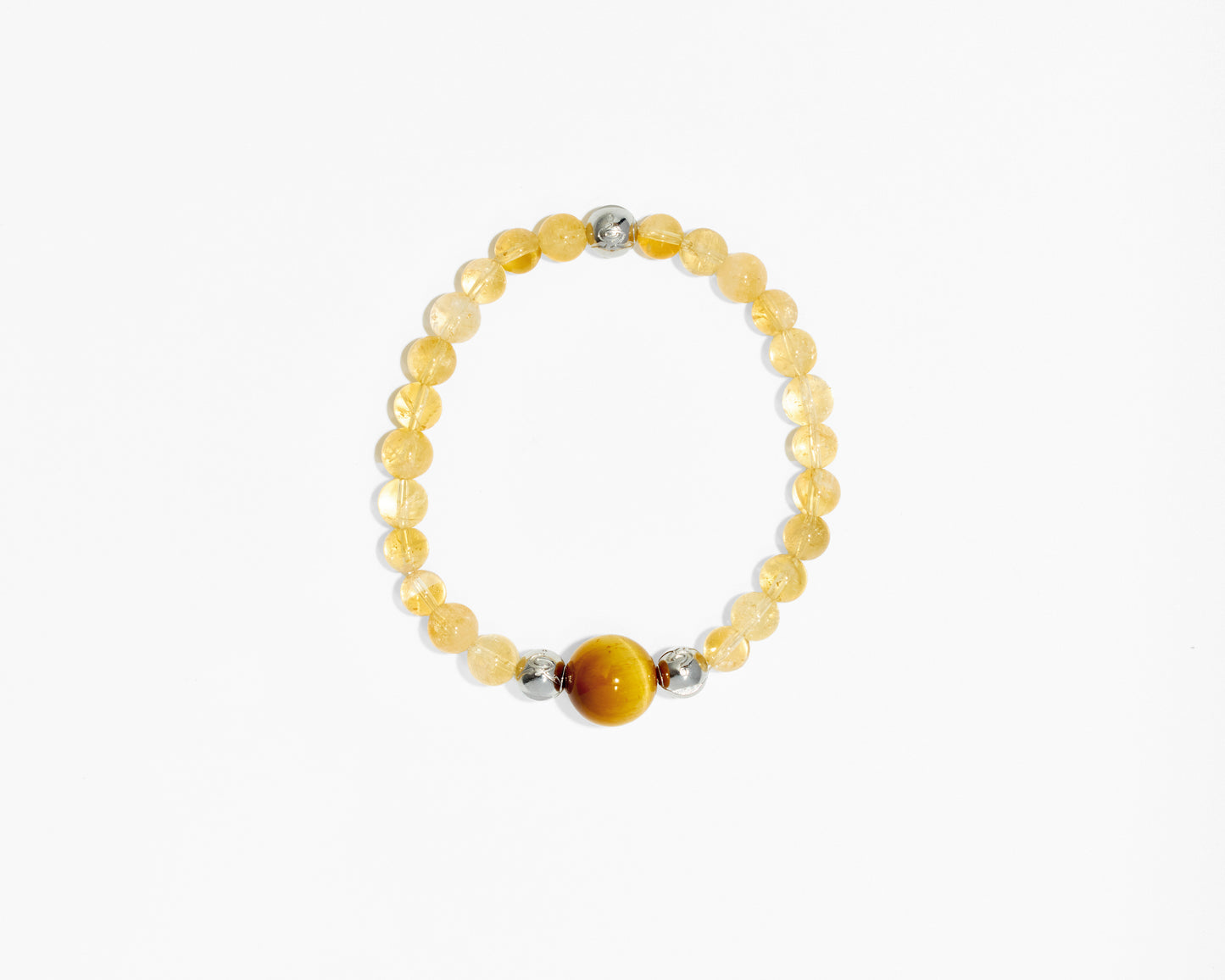 SA 大地 |金虎眼x黃水晶|彈力繩設計