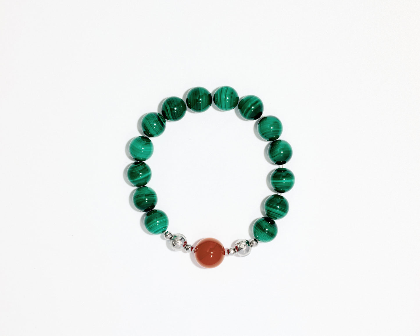 CHU（水）｜瑪瑙x孔雀石 ｜磁扣設計