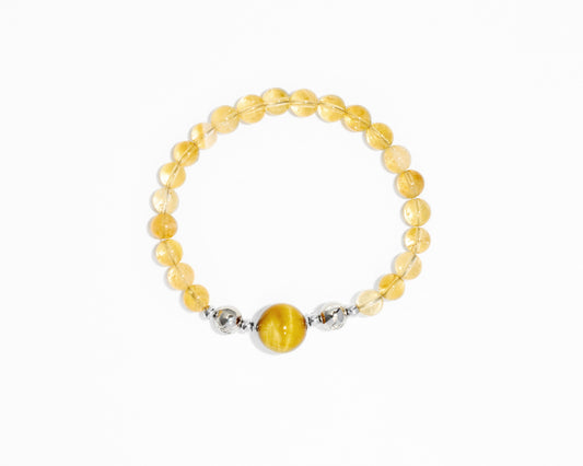 SA 大地 ｜金虎眼x黃水晶｜磁扣設計