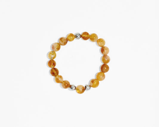 黃塔晶素串｜彈力繩設計