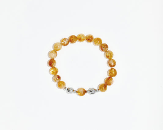 黃塔晶素串｜磁扣設計