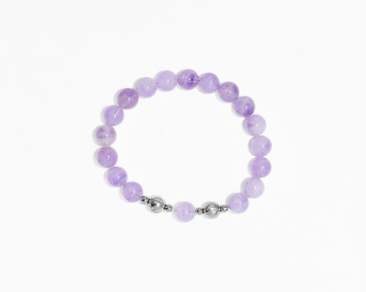薰衣草紫玉手鍊 ｜磁扣設計