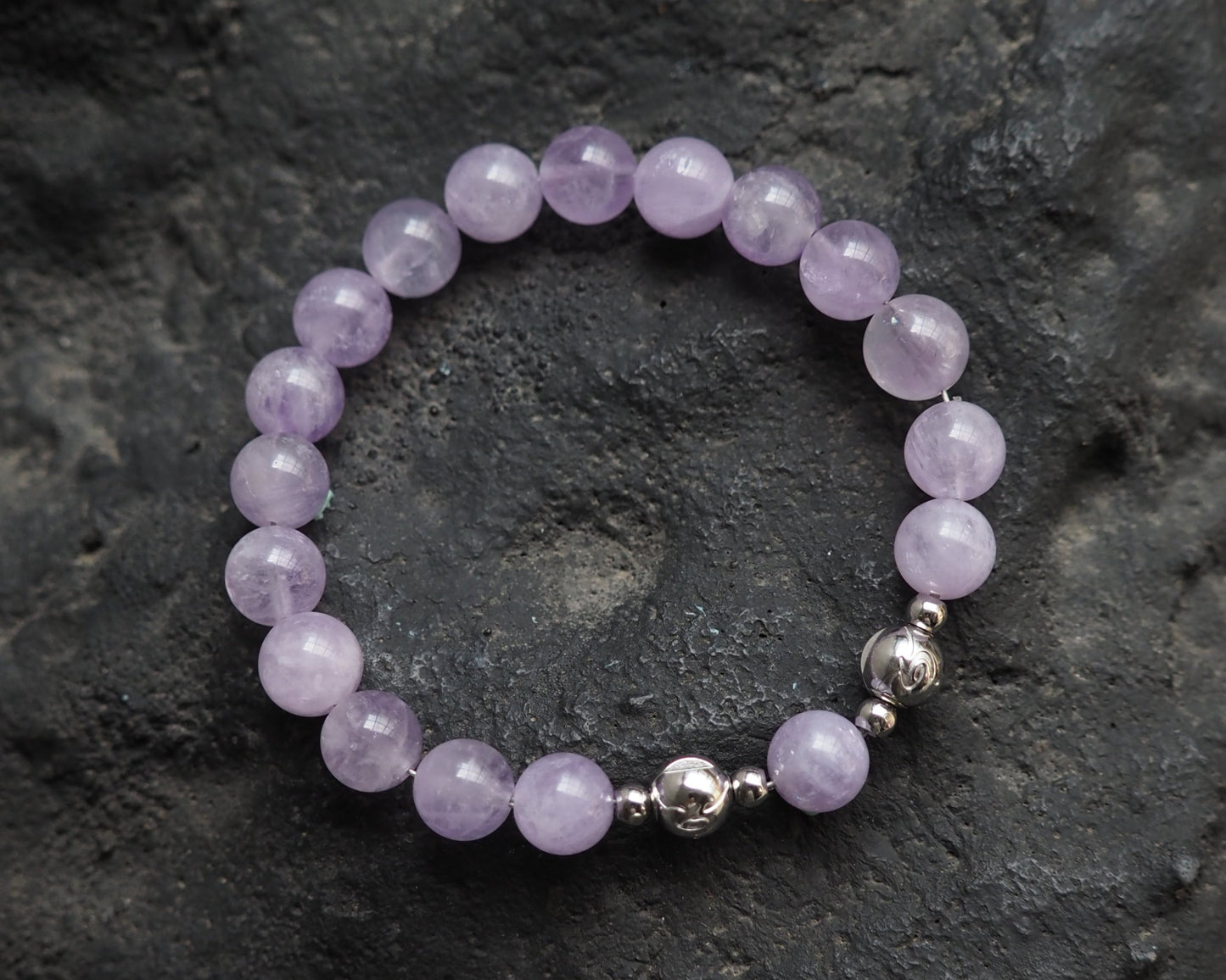 薰衣草紫玉手鍊 ｜磁扣設計